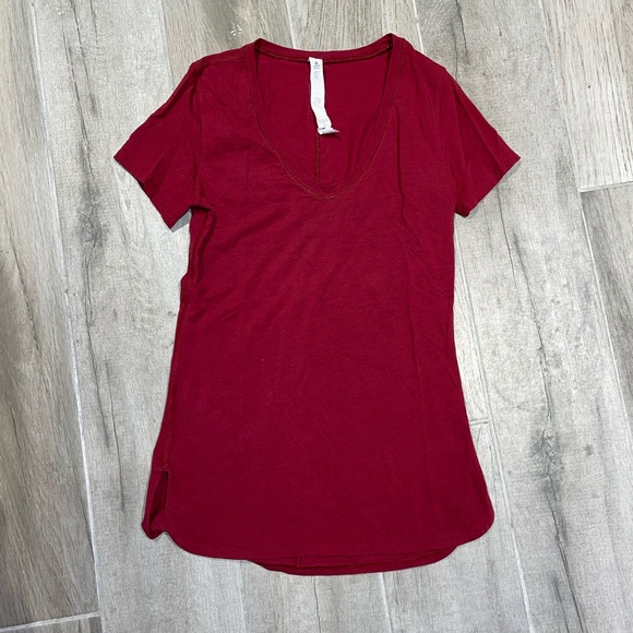 lululemon athletica Tops - Lululemon V Neck T-Shirt Size 2